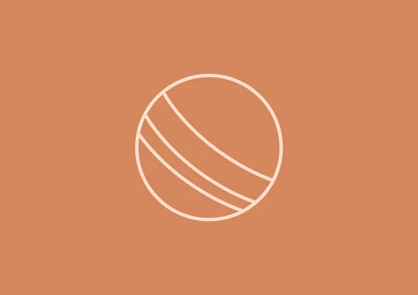 Beachball-Ikone — Stockvektor