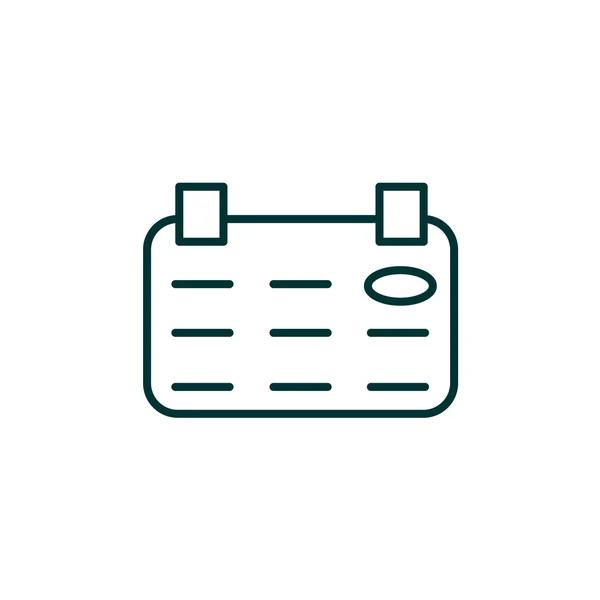 Organizador simple icono web — Vector de stock