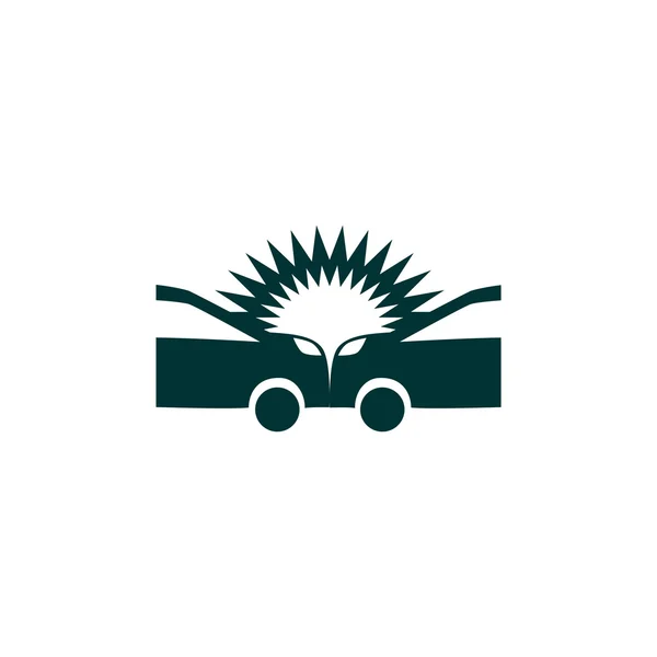 Auto ongeluk web pictogram — Stockvector