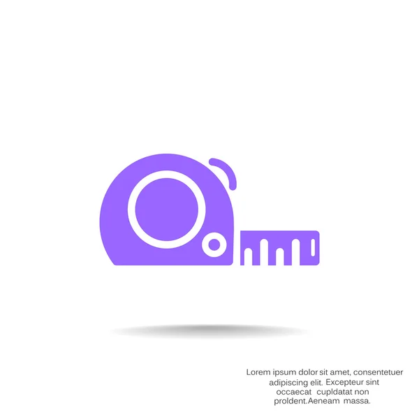 Ruleta icono web simple — Archivo Imágenes Vectoriales