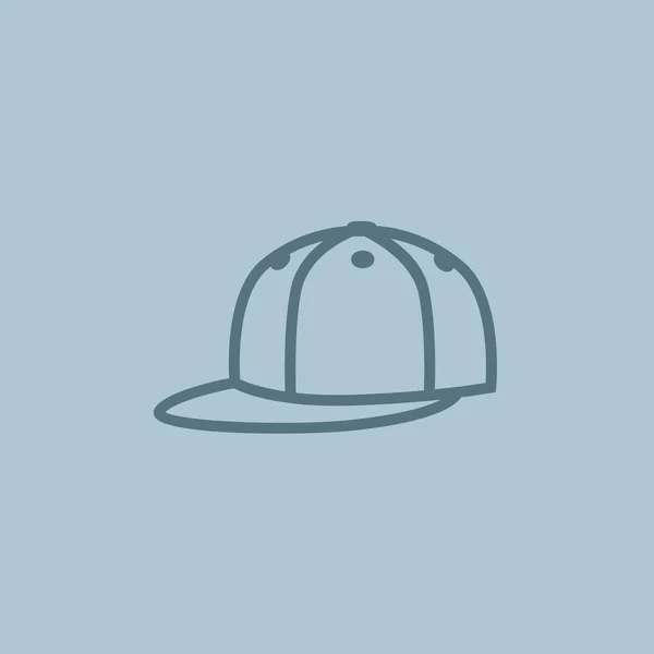 Cap icono web — Vector de stock