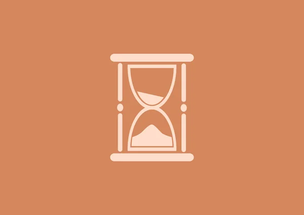 Reloj de arena icono web — Vector de stock