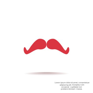 Retro bıyık simgesi