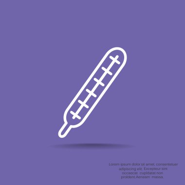 medikal termometre web simgesi