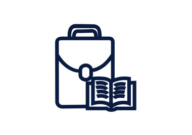 Çantanı açık kitap ile