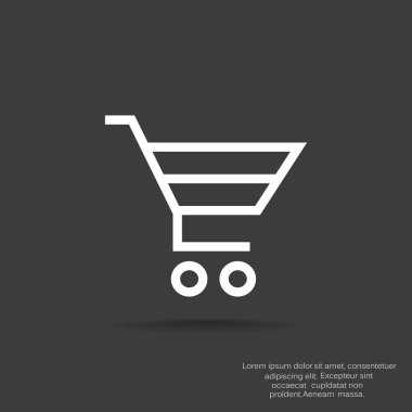 alışveriş sepeti web simgesi