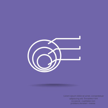 Yuvarlak Infographic web simgesi