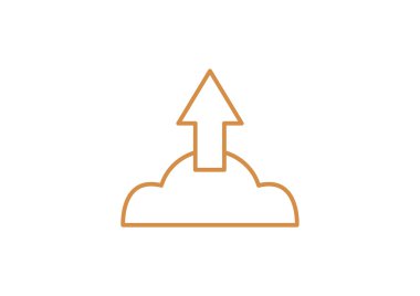 Bulut dosya karşıya yükleme simgesi