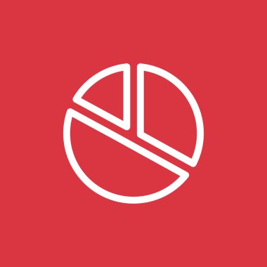 Yüzde kavramı yuvarlak web simgesi