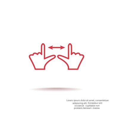 Dokunmatik ekran web simgesi