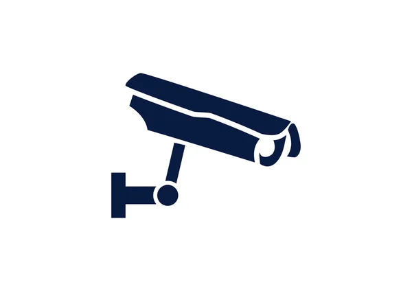 Caméra de surveillance icône simple — Image vectorielle