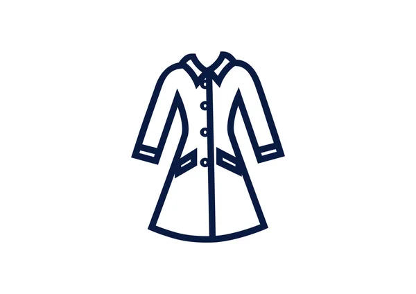 Coat web icon — Stock Vector