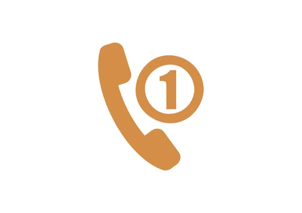 Hiányzó call telefon tube — Stock Vector
