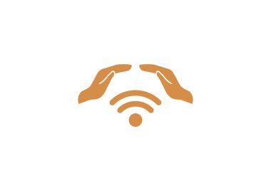 Radyo dalgaları ile el simgesi