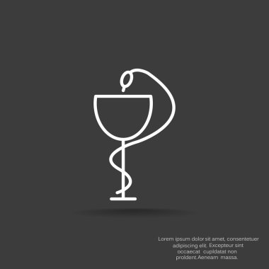 Yılan ve Kupası eczane simgesiyle