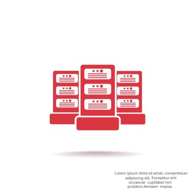 Veri sunucuları web simgesi