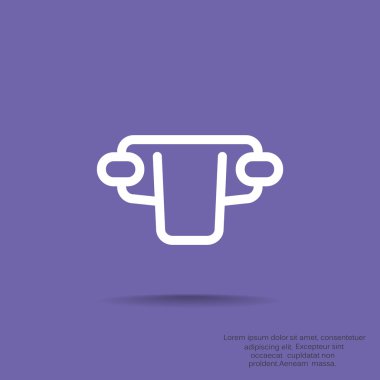 Basit bebek bezi web simgesi