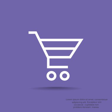 alışveriş sepeti web simgesi