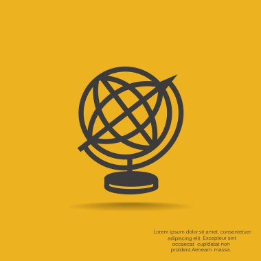 Küre satırı simgesi 