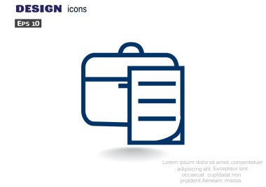 Basit Evrak Çantası'nı web simgesi