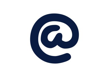 Geniş e-posta işareti web simgesi