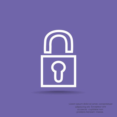 kapalı kilit simgesi