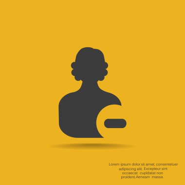 Web simgesi arkadaş Kartviziti sil