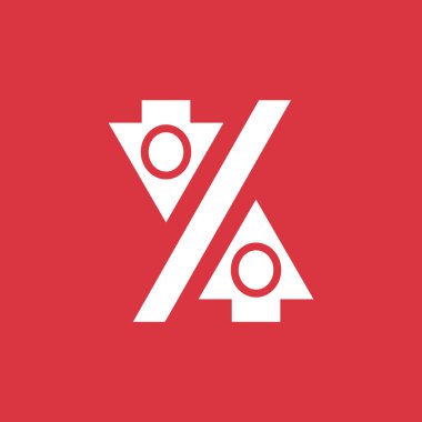 Yüzde işareti ile okları