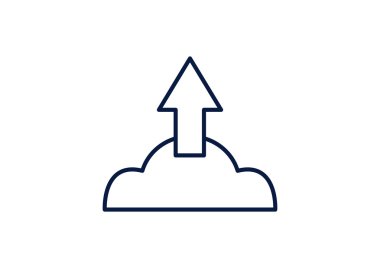 Bulut dosya karşıya yükleme simgesi