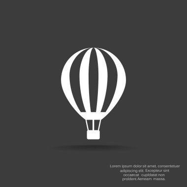 Balon aerostat web simgesi