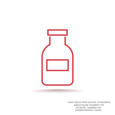 Tıp şişe web simgesi
