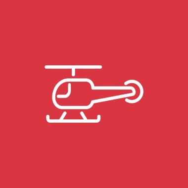 Basit helikopter web simgesi