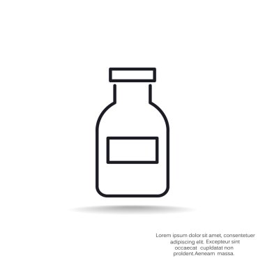Tıp şişe web simgesi