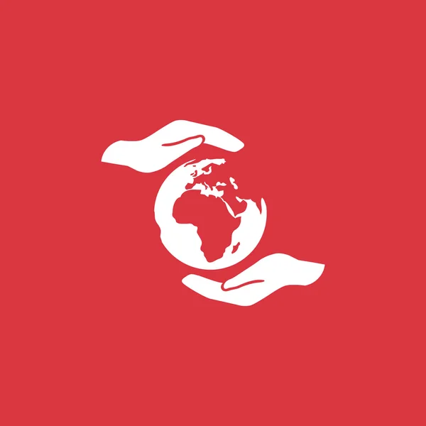 Ikony www ubezpieczenia Earth — Wektor stockowy