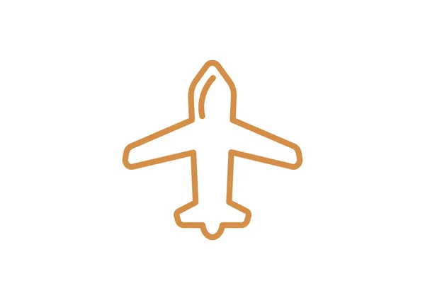 Icono web aeronave — Vector de stock