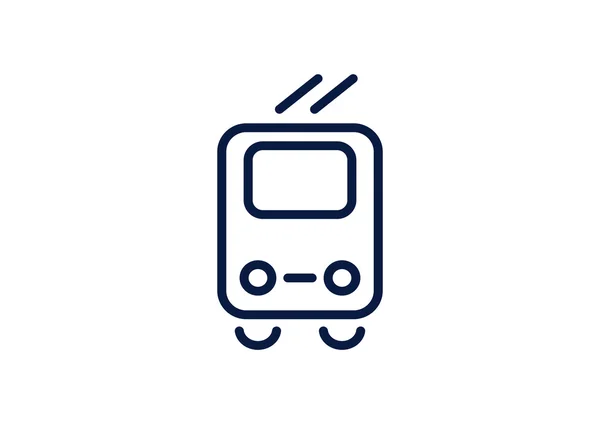 Trolleybus web pictogram — Stockvector