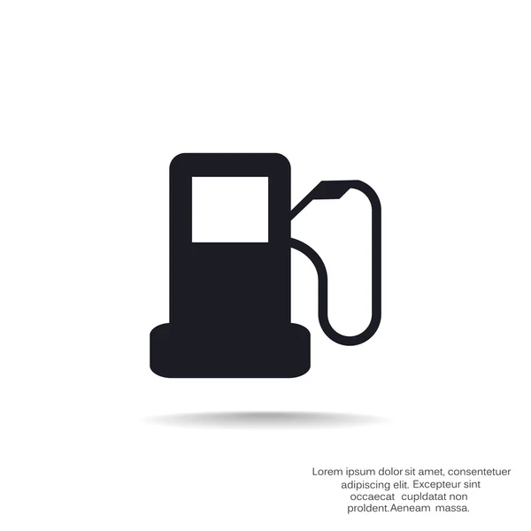 Autorefuelling station web icon — Stock Vector