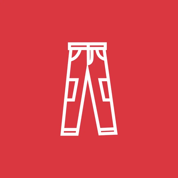 Pants web icon — Stock Vector