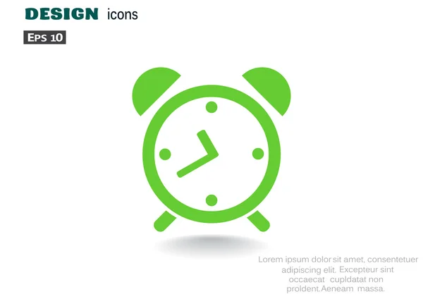 Reloj despertador icono web — Archivo Imágenes Vectoriales