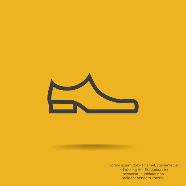 Ayakkabı web simgesi — Stok Vektör