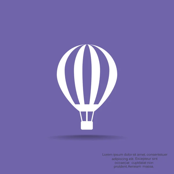 Μπαλόνι αερόστατο εικονίδιο web — Διανυσματικό Αρχείο
