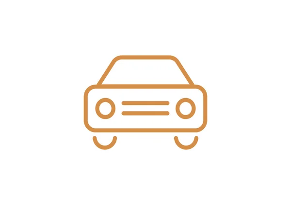 Egyszerű autó-web ikon — Stock Vector