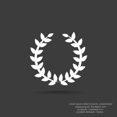 Kazanan çelenk simgesi