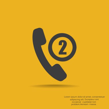 Telefon tüp iki eksik arama ile