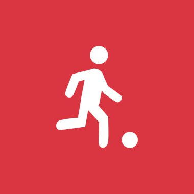 Futbol oyuncu siluet