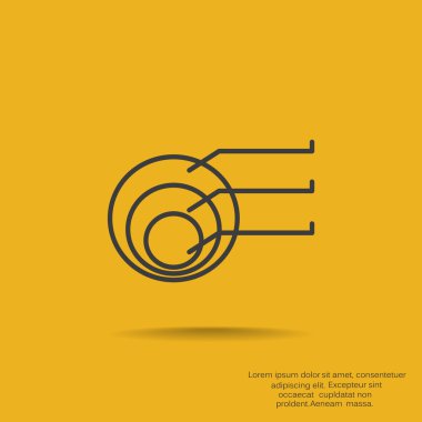 Yuvarlak Infographic web simgesi