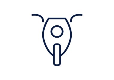 Basit motosiklet web simgesi