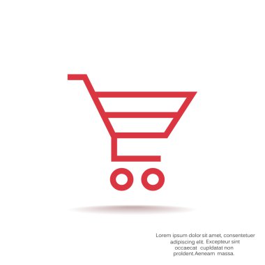 alışveriş sepeti web simgesi