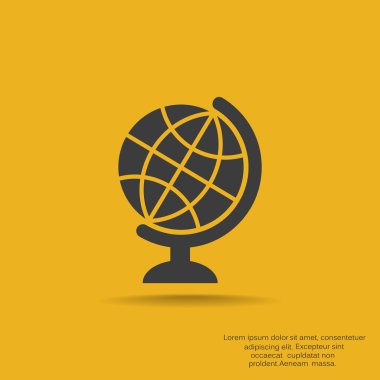 Basit küre web simgesi