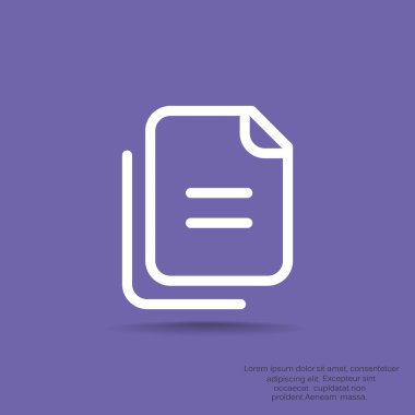 Dosyaları veya belgeleri web simgesi